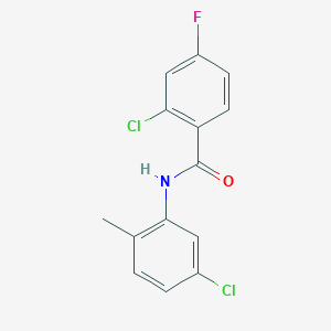 2-chloro-N-(5-chloro-2-methylphenyl)-4-fluorobenzamide