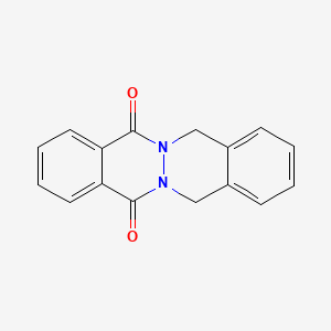 molecular formula C16H12N2O2 B5332453 7,12-dihydrophthalazino[2,3-b]phthalazine-5,14-dione 