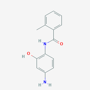 N-(4-amino-2-hydroxyphenyl)-2-methylbenzamide