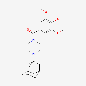 1-(1-adamantyl)-4-(3,4,5-trimethoxybenzoyl)piperazine