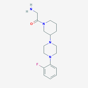 (2-{3-[4-(2-fluorophenyl)-1-piperazinyl]-1-piperidinyl}-2-oxoethyl)amine dihydrochloride