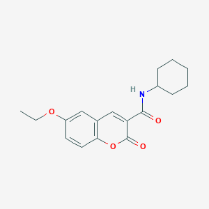 N-cyclohexyl-6-ethoxy-2-oxo-2H-chromene-3-carboxamide