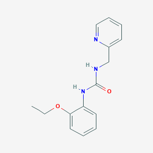 molecular formula C15H17N3O2 B5332539 N-(2-ethoxyphenyl)-N'-(2-pyridinylmethyl)urea 