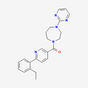 1-{[6-(2-ethylphenyl)pyridin-3-yl]carbonyl}-4-pyrimidin-2-yl-1,4-diazepane