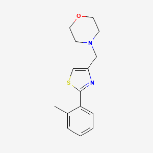 4-{[2-(2-methylphenyl)-1,3-thiazol-4-yl]methyl}morpholine