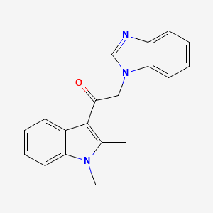 2-(1H-benzimidazol-1-yl)-1-(1,2-dimethyl-1H-indol-3-yl)ethanone