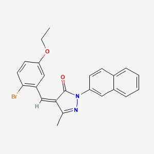 4-(2-bromo-5-ethoxybenzylidene)-5-methyl-2-(2-naphthyl)-2,4-dihydro-3H-pyrazol-3-one