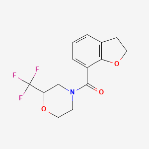 4-(2,3-dihydro-1-benzofuran-7-ylcarbonyl)-2-(trifluoromethyl)morpholine