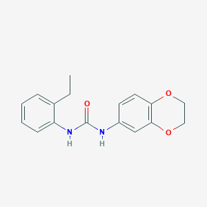 1-(2,3-Dihydro-1,4-benzodioxin-6-yl)-3-(2-ethylphenyl)urea