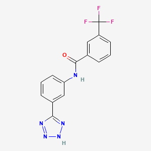 N-[3-(1H-tetrazol-5-yl)phenyl]-3-(trifluoromethyl)benzamide