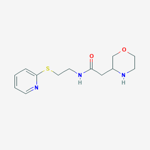 2-(3-morpholinyl)-N-[2-(2-pyridinylthio)ethyl]acetamide hydrochloride