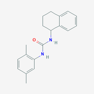 molecular formula C19H22N2O B5333114 N-(2,5-dimethylphenyl)-N'-(1,2,3,4-tetrahydro-1-naphthalenyl)urea 