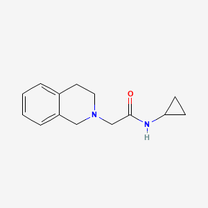 N-cyclopropyl-2-(3,4-dihydro-2(1H)-isoquinolinyl)acetamide