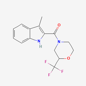 3-methyl-2-{[2-(trifluoromethyl)morpholin-4-yl]carbonyl}-1H-indole