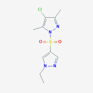 4-chloro-1-[(1-ethyl-1H-pyrazol-4-yl)sulfonyl]-3,5-dimethyl-1H-pyrazole