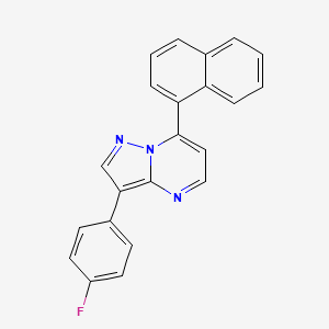 3-(4-fluorophenyl)-7-(1-naphthyl)pyrazolo[1,5-a]pyrimidine