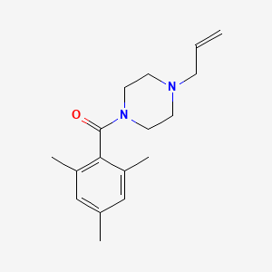 molecular formula C17H24N2O B5333386 1-allyl-4-(mesitylcarbonyl)piperazine 