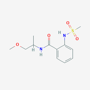 N-(2-methoxy-1-methylethyl)-2-[(methylsulfonyl)amino]benzamide