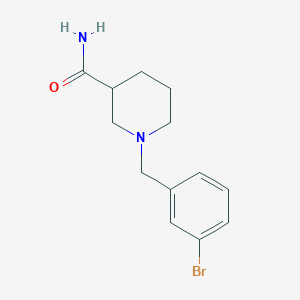 1-(3-bromobenzyl)-3-piperidinecarboxamide