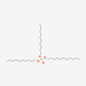 molecular formula C31H65O4P B053335 Didecyl undecyl phosphate CAS No. 115120-48-4