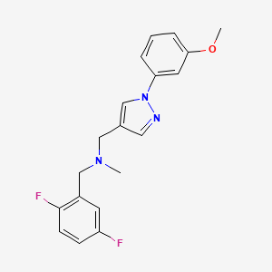 (2,5-difluorobenzyl){[1-(3-methoxyphenyl)-1H-pyrazol-4-yl]methyl}methylamine