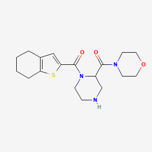 4-{[1-(4,5,6,7-tetrahydro-1-benzothien-2-ylcarbonyl)-2-piperazinyl]carbonyl}morpholine