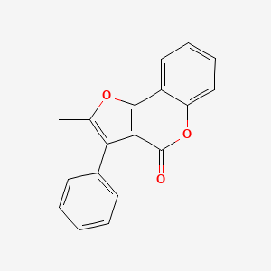 molecular formula C18H12O3 B5333572 2-methyl-3-phenyl-4H-furo[3,2-c]chromen-4-one 