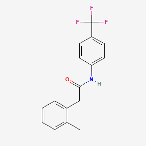 2-(2-methylphenyl)-N-[4-(trifluoromethyl)phenyl]acetamide