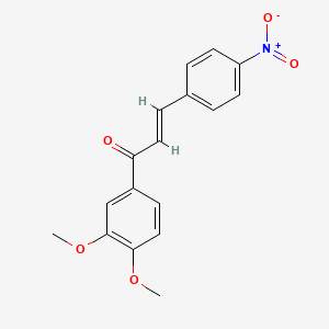 1-(3,4-dimethoxyphenyl)-3-(4-nitrophenyl)-2-propen-1-one