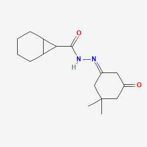 N'-(3,3-dimethyl-5-oxocyclohexylidene)bicyclo[4.1.0]heptane-7-carbohydrazide