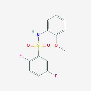 2,5-difluoro-N-(2-methoxyphenyl)benzenesulfonamide