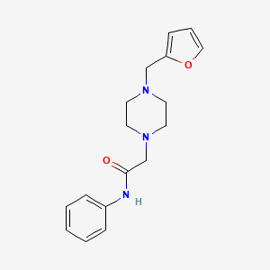 2-[4-(2-furylmethyl)-1-piperazinyl]-N-phenylacetamide