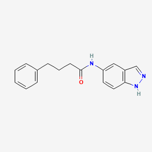 N-1H-indazol-5-yl-4-phenylbutanamide