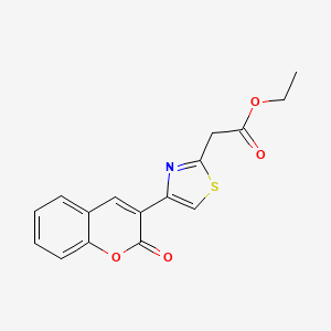 ethyl [4-(2-oxo-2H-chromen-3-yl)-1,3-thiazol-2-yl]acetate