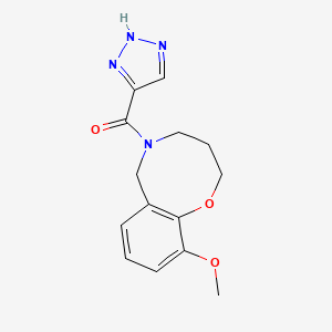 10-methoxy-5-(1H-1,2,3-triazol-5-ylcarbonyl)-3,4,5,6-tetrahydro-2H-1,5-benzoxazocine