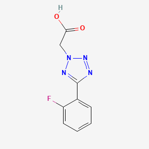 2-[5-(2-FLUOROPHENYL)-2H-1,2,3,4-TETRAZOL-2-YL]ACETIC ACID