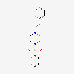 1-(2-phenylethyl)-4-(phenylsulfonyl)piperazine