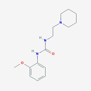 N-(2-methoxyphenyl)-N'-[2-(1-piperidinyl)ethyl]urea