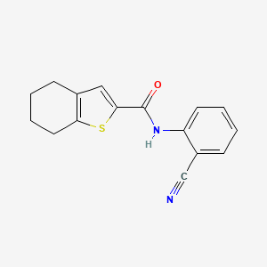 N-(2-cyanophenyl)-4,5,6,7-tetrahydro-1-benzothiophene-2-carboxamide