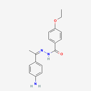 N'-[1-(4-aminophenyl)ethylidene]-4-ethoxybenzohydrazide