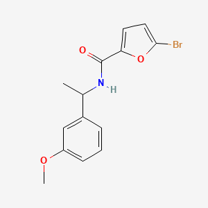 5-bromo-N-[1-(3-methoxyphenyl)ethyl]-2-furamide