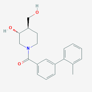 (3R*,4R*)-4-(hydroxymethyl)-1-[(2'-methyl-3-biphenylyl)carbonyl]-3-piperidinol