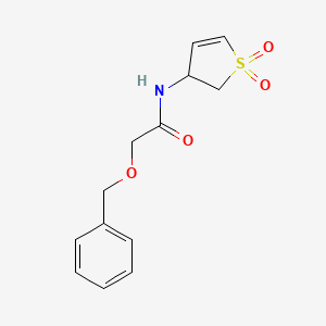 2-(benzyloxy)-N-(1,1-dioxido-2,3-dihydro-3-thienyl)acetamide