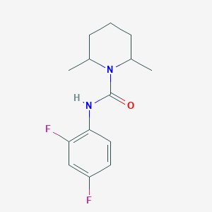 N-(2,4-difluorophenyl)-2,6-dimethyl-1-piperidinecarboxamide