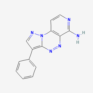 3-phenylpyrazolo[5,1-c]pyrido[4,3-e][1,2,4]triazin-6-amine