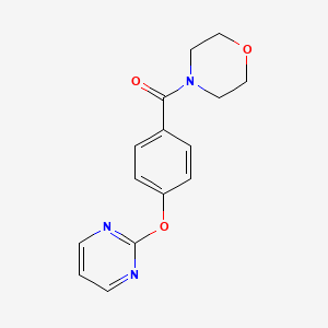 4-[4-(2-pyrimidinyloxy)benzoyl]morpholine