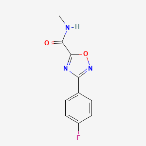 3-(4-fluorophenyl)-N-methyl-1,2,4-oxadiazole-5-carboxamide