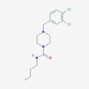 N-butyl-4-(3,4-dichlorobenzyl)-1-piperazinecarboxamide