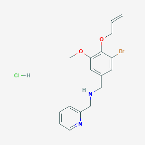 [4-(allyloxy)-3-bromo-5-methoxybenzyl](2-pyridinylmethyl)amine hydrochloride