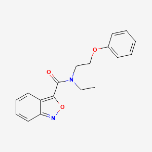 N-ethyl-N-(2-phenoxyethyl)-2,1-benzisoxazole-3-carboxamide